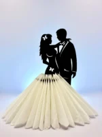 Romantic Couple MDF Tissue Holder – Premium Table Décor