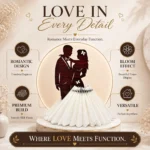 Romantic Couple MDF Tissue Holder – Premium Table Décor - Pack of 4 - Image 5