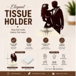 Romantic Couple MDF Tissue Holder – Premium Table Décor - Image 6