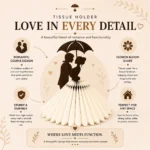 Couple With Umbrella MDF Tissue Holder – Premium Table Décor - Image 6